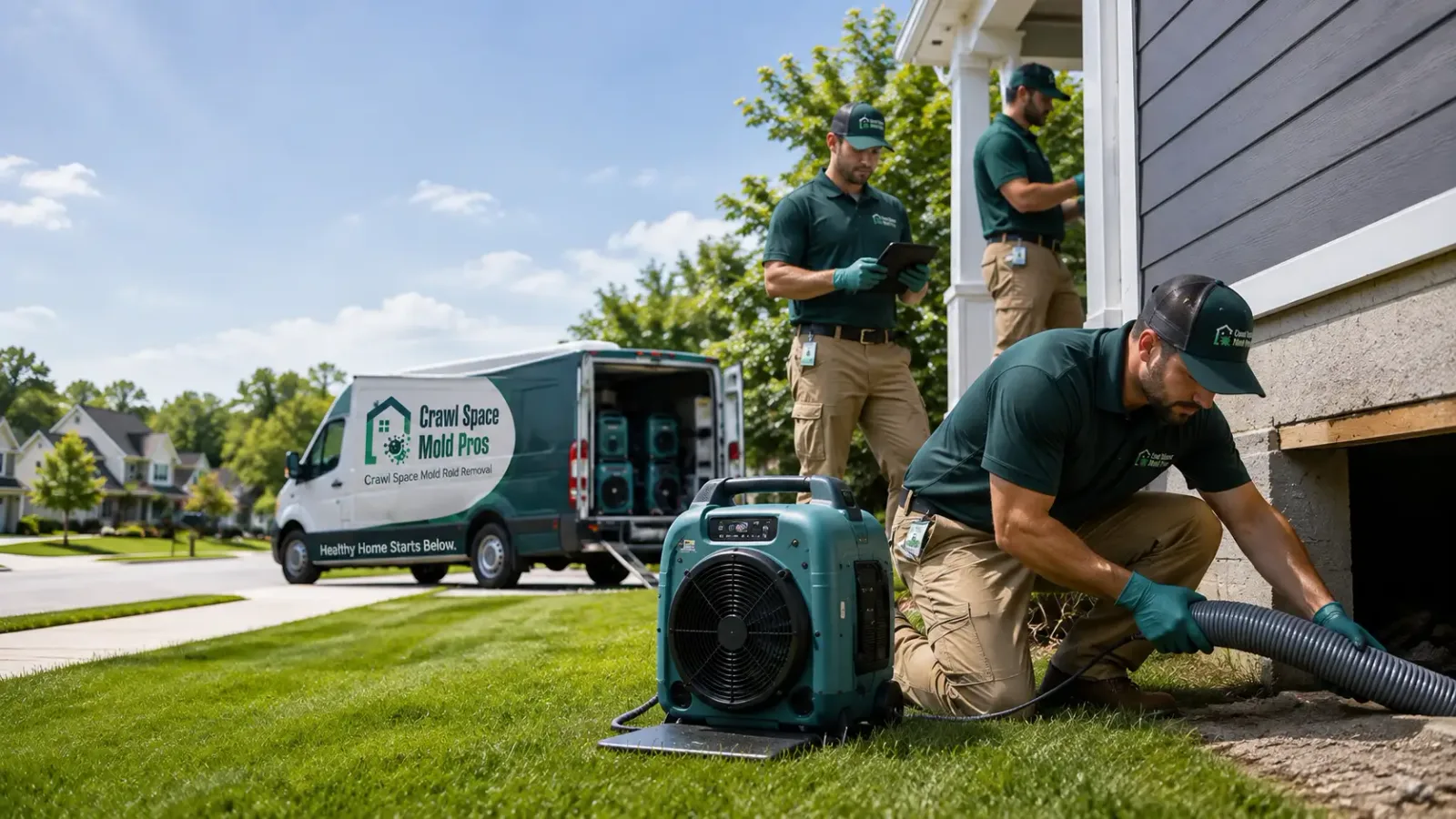 Crawl Space Mold Removal in Emington, IL